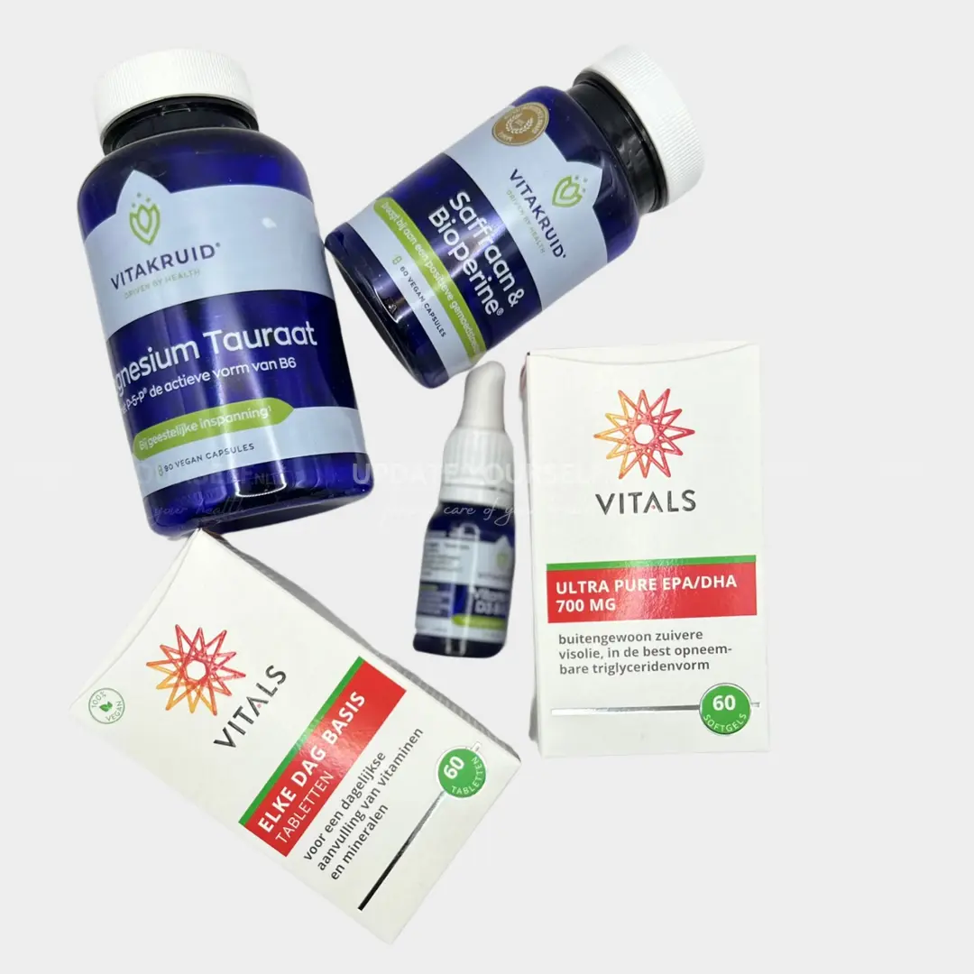 diverse supplementen vitals, vitakruid, mattisson, nutriphyt