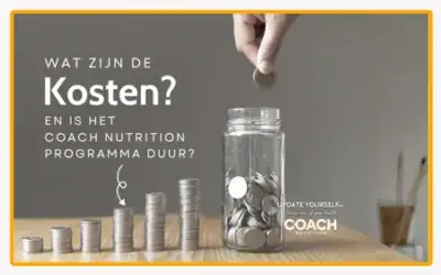 Wat kost het Coach Nutrition programma