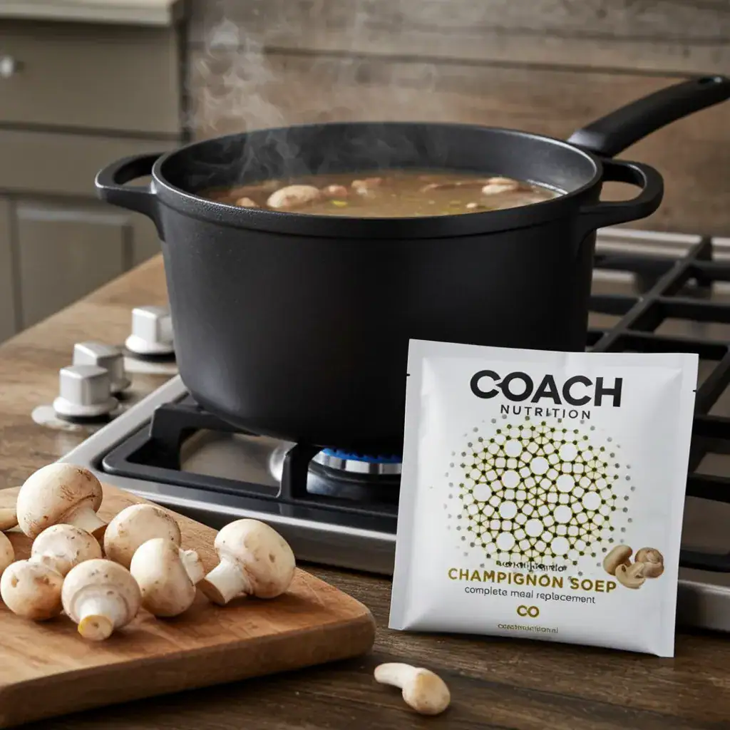 Coach Nutrition bij UPDATE YOURSELF Chamignonsoep