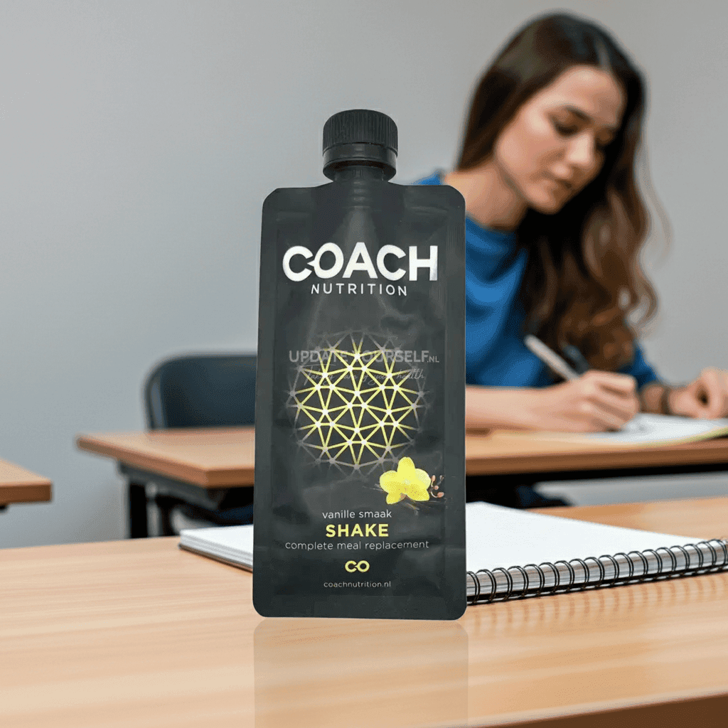 Coach Nutrition bij UPDATE YOURSELF Vanille shake om mee te nemen