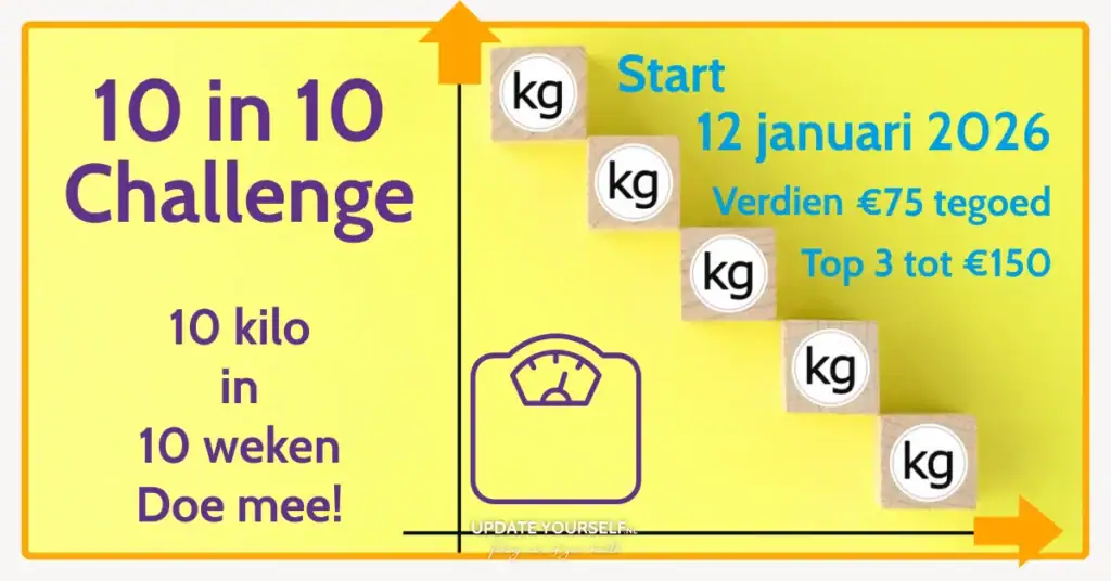 10 kilo in 10 weken challenge 2026
